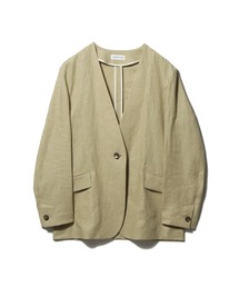 ESTNATION（エストネーション）の「ESTNATION   リネンノーカラージャケット（テーラードジャケット）」