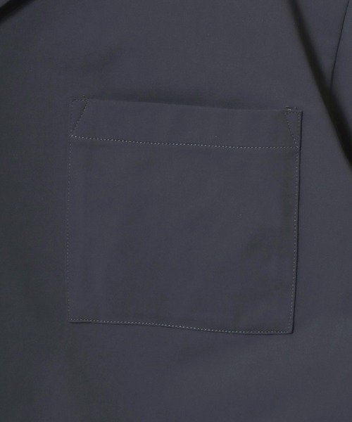 ANPAS（アンパス）の「Short-Sleeve Open-Collar Shirt Matching Set / オープンカラーシャツ ＆ ストレッチテーパードパンツ セットアップ 軽量 ストレッチ 上下セット 半袖 開襟シャツ ボトムス イージーパンツ メンズ（セットアップ・メンズ・カーキ/ブラック/ネイビー/チャコール・M/LL/L）」の9枚目の写真
