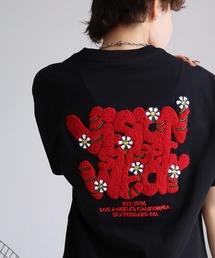 VISION STREET WEAR | 【VISION STREET WEAR/ヴィジョンストリートウェア】Flower Logo Tee /フラワーアートワークデザイン 半袖Tシャツ(Tシャツ/カットソー)