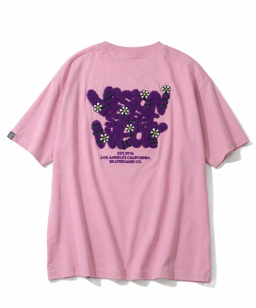 VISION STREET WEAR（ヴィジョンストリートウェア）の「【VISION STREET WEAR/ヴィジョンストリートウェア】Flower Logo Tee /フラワーアートワークデザイン 半袖Tシャツ（Tシャツ/カットソー・メンズ・ブラック/ピンク/ホワイト/イエロー・LL/L/M/FREE）」の16枚目の写真