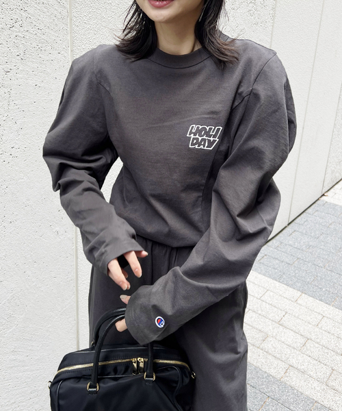 別注【CHAMPION*JOURNAL STANDARD by HOLIDAY】16s/1 Jersey PUFF