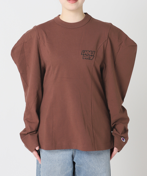 別注【CHAMPION*JOURNAL STANDARD by HOLIDAY】16s/1 Jersey PUFF（T