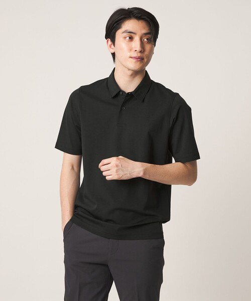 A DAY IN THE LIFE UNITED ARROWS（アデイインザライフユナイテッドアローズ）の「シャイニー ポンチ ポロシャツ＜A DAY IN THE LIFE＞（ポロシャツ・メンズ・ネイビー/ブラック/ホワイト・L/S/XL/M）」の3枚目の写真