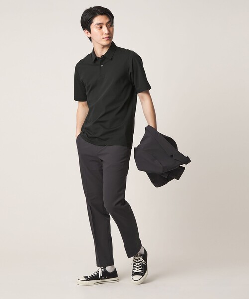 A DAY IN THE LIFE UNITED ARROWS（アデイインザライフユナイテッドアローズ）の「シャイニー ポンチ ポロシャツ＜A DAY IN THE LIFE＞（ポロシャツ・メンズ・ネイビー/ブラック/ホワイト・L/S/XL/M）」の10枚目の写真