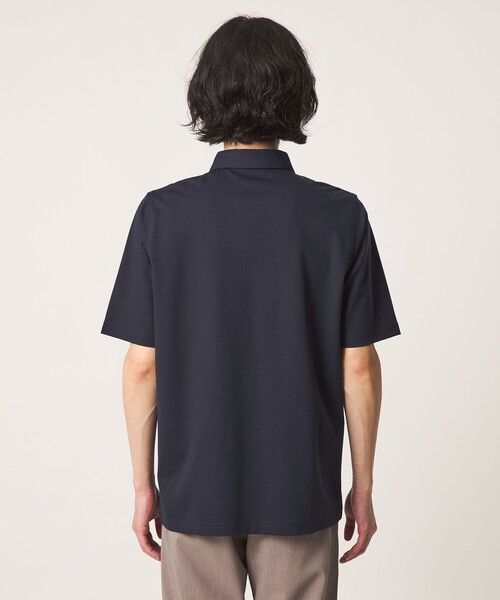 A DAY IN THE LIFE UNITED ARROWS（アデイインザライフユナイテッドアローズ）の「シャイニー ポンチ ポロシャツ＜A DAY IN THE LIFE＞（ポロシャツ・メンズ・ネイビー/ブラック/ホワイト・L/S/XL/M）」の13枚目の写真