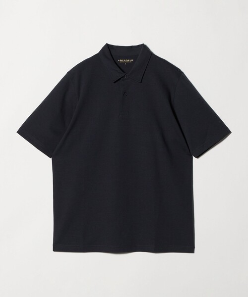 A DAY IN THE LIFE UNITED ARROWS（アデイインザライフユナイテッドアローズ）の「シャイニー ポンチ ポロシャツ＜A DAY IN THE LIFE＞（ポロシャツ・メンズ・ネイビー/ブラック/ホワイト・L/S/XL/M）」の14枚目の写真