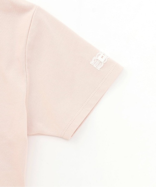 Mi-je（ミジェ）の「ハートレースクロップドTシャツ（Tシャツ/カットソー・レディース・オフホワイト/ピンク・F）」の13枚目の写真