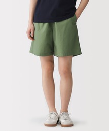 婦人 洗いざらし ブロードショートパンツ