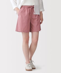 婦人　洗いざらし　ブロードショートパンツ