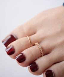 Port（ポート）の「【 Port / ポート 】 2個セット シンプル フット リング / トゥリング ( サイズフリー )（リング）」