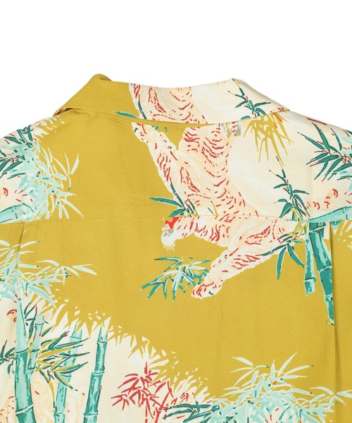 HOUSTON(ヒューストン)の「【UT207】【HOUSTON/ヒューストン】竹虎 ALOHA SHIRT 41267(シャツ/ブラウス・メンズ・マスタード/ブラック・MEDIUM/LARGE)」の19枚目の写真