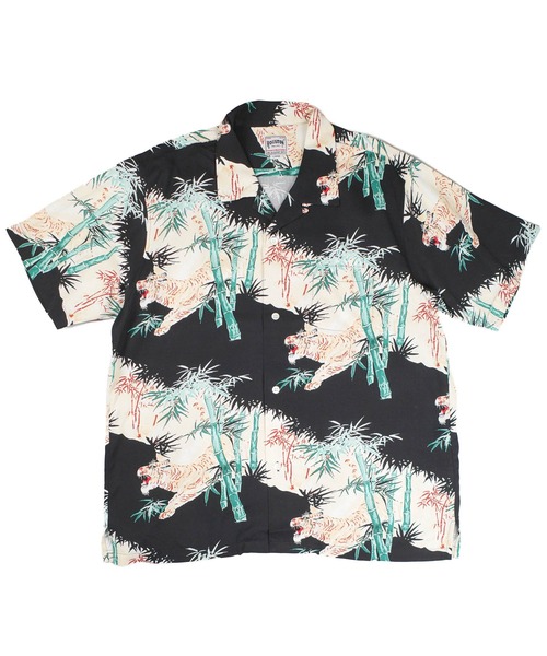 HOUSTON(ヒューストン)の「【UT207】【HOUSTON/ヒューストン】竹虎 ALOHA SHIRT 41267(シャツ/ブラウス・メンズ・マスタード/ブラック・MEDIUM/LARGE)」の18枚目の写真