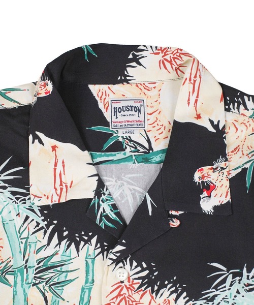HOUSTON(ヒューストン)の「【UT207】【HOUSTON/ヒューストン】竹虎 ALOHA SHIRT 41267(シャツ/ブラウス・メンズ・マスタード/ブラック・MEDIUM/LARGE)」の17枚目の写真