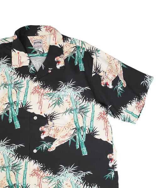 HOUSTON(ヒューストン)の「【UT207】【HOUSTON/ヒューストン】竹虎 ALOHA SHIRT 41267(シャツ/ブラウス・メンズ・マスタード/ブラック・MEDIUM/LARGE)」の15枚目の写真