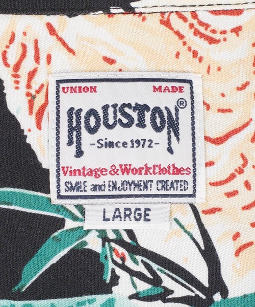 HOUSTON(ヒューストン)の「【UT207】【HOUSTON/ヒューストン】竹虎 ALOHA SHIRT 41267(シャツ/ブラウス・メンズ・マスタード/ブラック・MEDIUM/LARGE)」の14枚目の写真