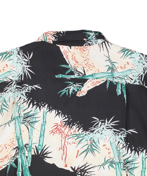 HOUSTON(ヒューストン)の「【UT207】【HOUSTON/ヒューストン】竹虎 ALOHA SHIRT 41267(シャツ/ブラウス・メンズ・マスタード/ブラック・MEDIUM/LARGE)」の12枚目の写真