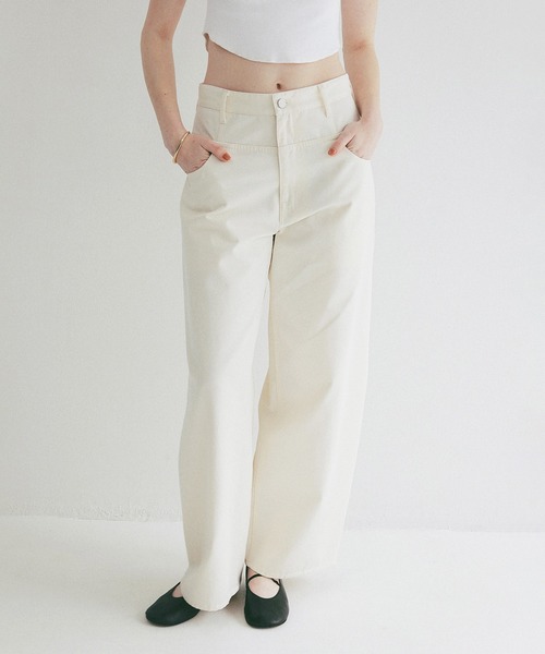 LOW WAIST BARREL PANTS（その他パンツ）｜CLANE（クラネ）の