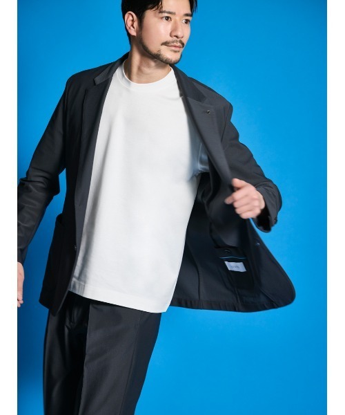 AOURE（アウール）の「【AIR TOOL】【ONLINE限定】【SETUP】A-CONDITION SUIT（セットアップ・メンズ・チャコールグレー/グレイッシュベージュ・X-LARGE/LARGE/MEDIUM/SMALL）」の17枚目の写真