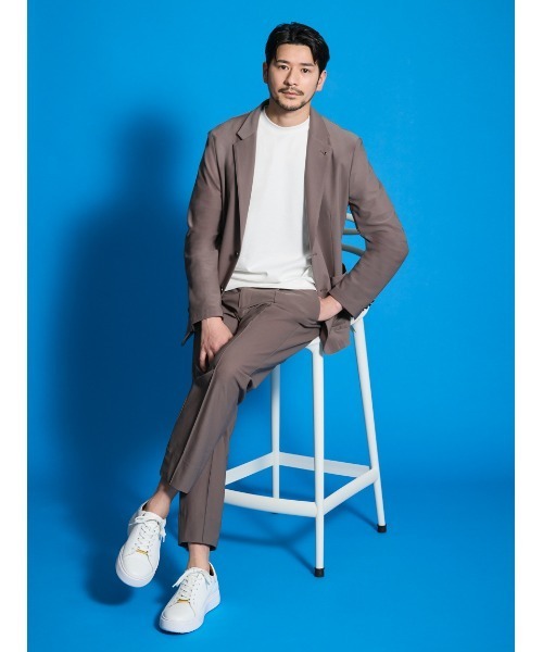 AOURE（アウール）の「【AIR TOOL】【ONLINE限定】【SETUP】A-CONDITION SUIT（セットアップ・メンズ・チャコールグレー/グレイッシュベージュ・X-LARGE/LARGE/MEDIUM/SMALL）」の21枚目の写真
