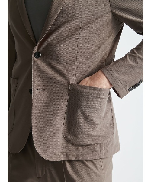AOURE（アウール）の「【AIR TOOL】【ONLINE限定】【SETUP】A-CONDITION SUIT（セットアップ・メンズ・チャコールグレー/グレイッシュベージュ・X-LARGE/LARGE/MEDIUM/SMALL）」の12枚目の写真