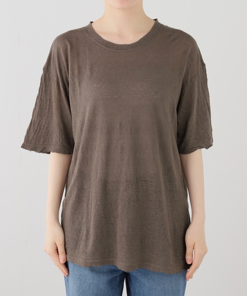 raspail(ラスパイユ)の「*【Raspail/ラスパイユ】 T-Shirt(Tシャツ/カットソー・レディース・モカ/ブラック/ピンク・FREE)」の19枚目の写真