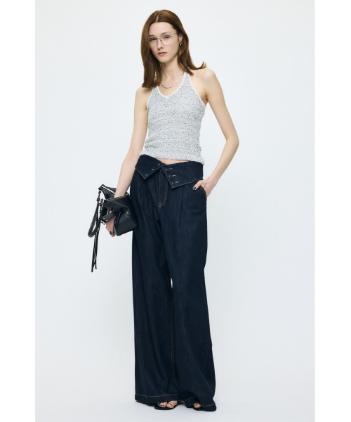 HALTER NECK KNIT キャミソール（キャミソール）｜MOUSSY（マウジー