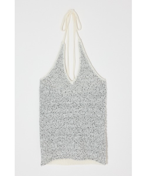 MOUSSY(マウジー)の「HALTER NECK KNIT キャミソール(キャミソール・レディース・ネイビー/ホワイト/ライトブルー・FREE)」の20枚目の写真