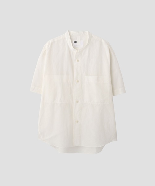MHL.(エムエイチエル)の「HIGH COUNT DRY COTTON LINEN(シャツ/ブラウス・メンズ・イエロー/ホワイト・SMALL/MEDIUM/LARGE)」の4枚目の写真