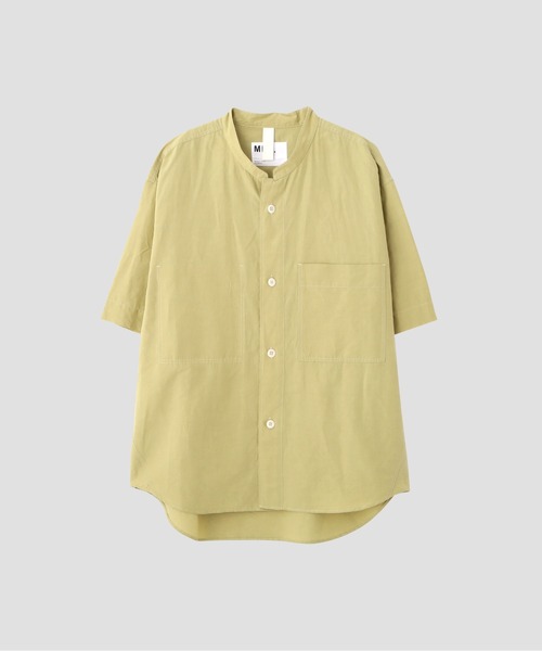 MHL.(エムエイチエル)の「HIGH COUNT DRY COTTON LINEN(シャツ/ブラウス・メンズ・イエロー/ホワイト・SMALL/MEDIUM/LARGE)」の9枚目の写真