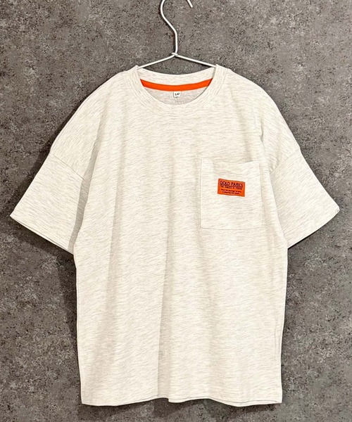 Universal Style Wear（ユニバーサルスタイルウェア）の「胸ポケット付きBIG半袖Tシャツ（Tシャツ/カットソー・キッズ・ライトカーキ/オートミール/ブルー系/ブラック・160/150/140）」の11枚目の写真