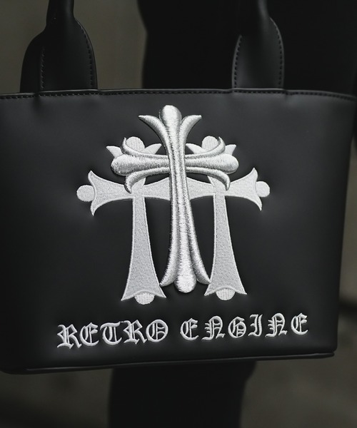 adamsJUGGLER(アダムスジャグラー)の「RTEG T.C.O.Eミニトート(トートバッグ・メンズ・シルバー/ブラック・FREE)」の3枚目の写真