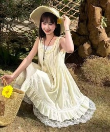 ワンピース（イエロー/黄色系・袖なし）ファッション通販 - ZOZOTOWN