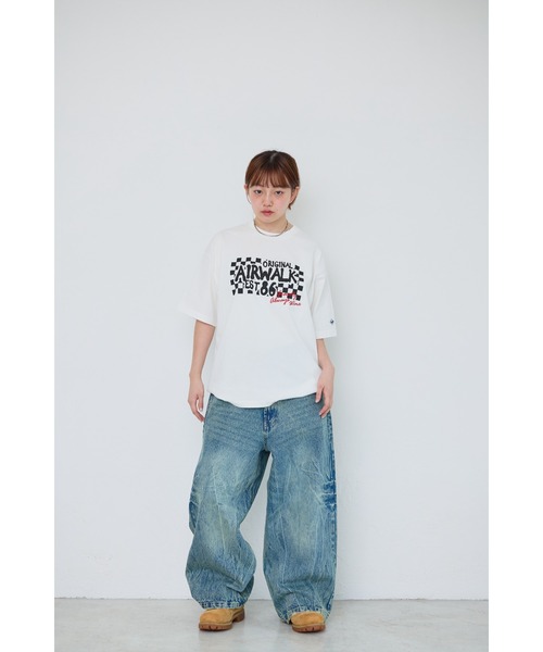 AIRWALK(エアウォーク)の「【AIRWALK/エアウォーク】プリントTシャツ メンズ/バックプリント/カジュアル/ストリート(Tシャツ/カットソー・メンズ・ホワイト/チャコールグレー/ベージュ/ブルー・MEDIUM/LARGE/X-LARGE)」の5枚目の写真