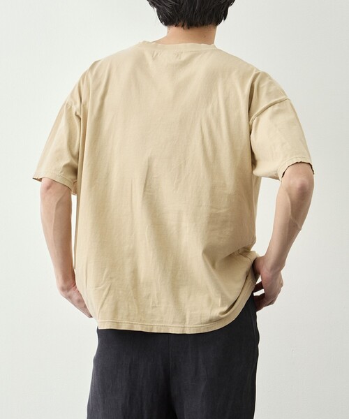 REMI RELIEF(レミレリーフ)の「【REMI RELIEF/レミレリーフ】NEW SP加工20/-天竺BIGサイズT(THANK YOU)(Tシャツ/カットソー・メンズ・サックスブルー/グレー/イエロー・M/L/XL)」の6枚目の写真