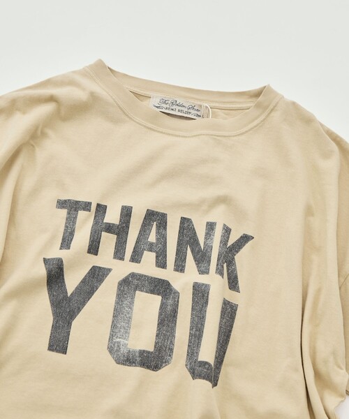 REMI RELIEF(レミレリーフ)の「【REMI RELIEF/レミレリーフ】NEW SP加工20/-天竺BIGサイズT(THANK YOU)(Tシャツ/カットソー・メンズ・サックスブルー/グレー/イエロー・M/L/XL)」の10枚目の写真