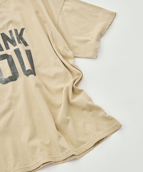 REMI RELIEF(レミレリーフ)の「【REMI RELIEF/レミレリーフ】NEW SP加工20/-天竺BIGサイズT(THANK YOU)(Tシャツ/カットソー・メンズ・サックスブルー/グレー/イエロー・M/L/XL)」の11枚目の写真