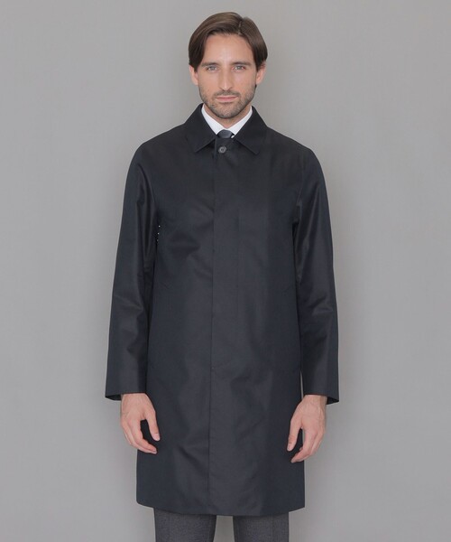 MACKINTOSH LONDON(マッキントッシュ ロンドン)の「【WEB・一部店舗限定】【DUNFORD】スビンコットンポリエステルギャバジンステンカラーコート(トレンチコート・メンズ・ベージュ系その他/ネイビー・40/36/38)」の5枚目の写真