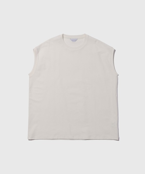 ADAM ET ROPE'(アダムエロペ)の「【MINUS】ノースリーブTシャツ / 接触冷感 / 遮熱 / UVカット / 吸水拡散(Tシャツ/カットソー・メンズ・ブラック/ホワイト・FREE)」の4枚目の写真