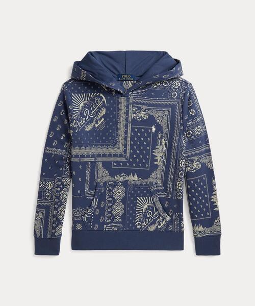 POLO RALPH LAUREN CHILDRENSWEAR(ポロ ラルフ ローレン チルドレンズウェア)の「バンダナプリント フレンチ テリー フーディ(パーカー・キッズ・マルチ・L/M/S)」の1枚目の写真