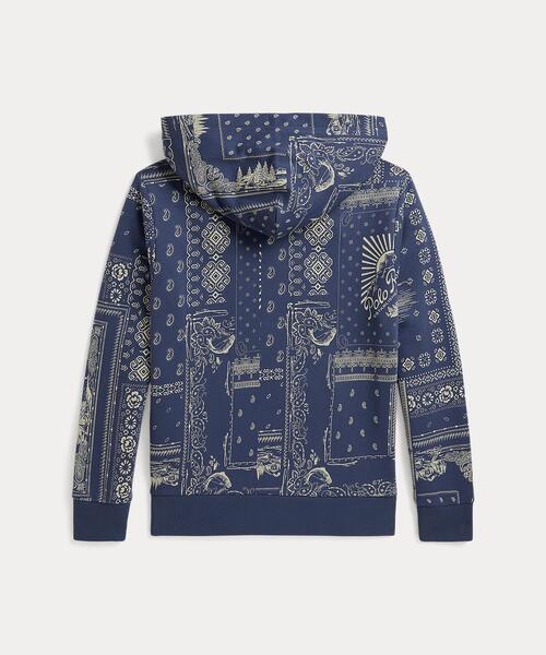 POLO RALPH LAUREN CHILDRENSWEAR(ポロ ラルフ ローレン チルドレンズウェア)の「バンダナプリント フレンチ テリー フーディ(パーカー・キッズ・マルチ・L/M/S)」の4枚目の写真