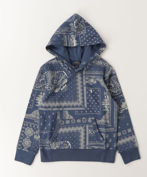 POLO RALPH LAUREN CHILDRENSWEAR(ポロ ラルフ ローレン チルドレンズウェア)の「バンダナプリント フレンチ テリー フーディ(パーカー・キッズ・マルチ・L/M/S)」の3枚目の写真
