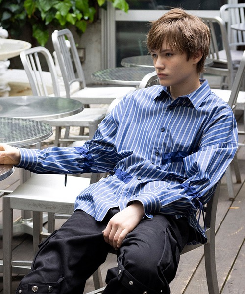 MILKBOY(ミルクボーイ)の「DRAW CORD シャツ(シャツ/ブラウス・レディース・C/B/A・FREE)」の1枚目の写真