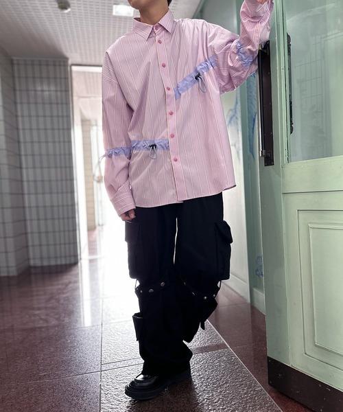 MILKBOY(ミルクボーイ)の「DRAW CORD シャツ(シャツ/ブラウス・レディース・C/B/A・FREE)」の7枚目の写真
