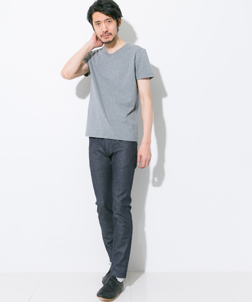 AKM Contemporary（エイケイエムコンテンポラリー）の「【AKM Contemporary】ヘビーコットンクルーネックTEE（Tシャツ/カットソー・メンズ・ブラック/ネイビー/グレー/ホワイト・M/S/L）」の13枚目の写真