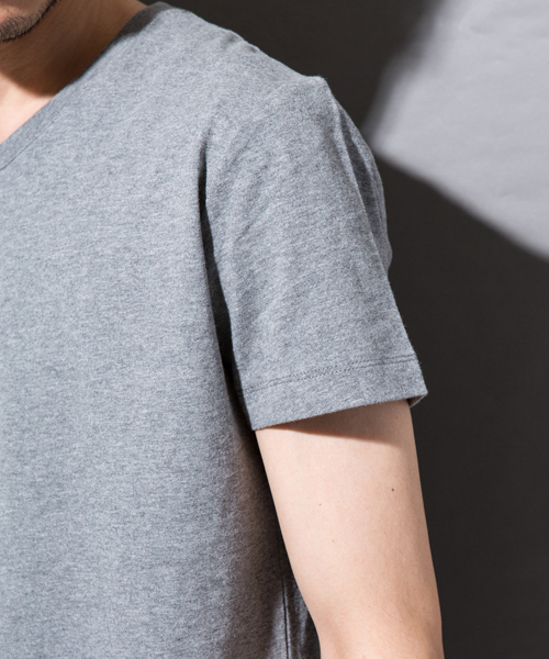 AKM Contemporary（エイケイエムコンテンポラリー）の「【AKM Contemporary】ヘビーコットンクルーネックTEE（Tシャツ/カットソー・メンズ・ブラック/ネイビー/グレー/ホワイト・M/S/L）」の18枚目の写真