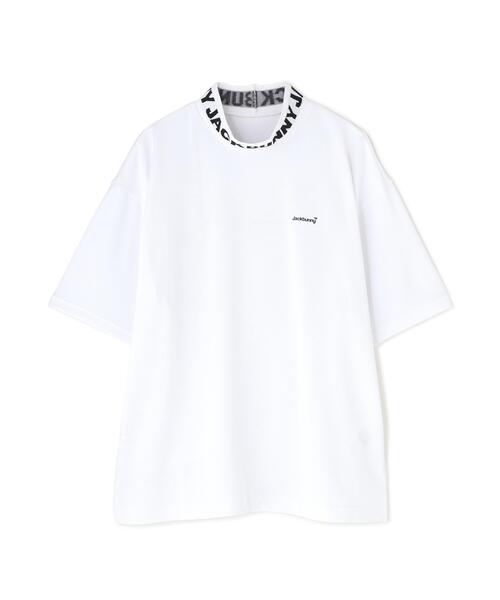 Jack Bunny!!(ジャックバニー)の「【Jack Bunny!!】ロゴジャガード半袖モックネックカットソー(Tシャツ/カットソー・レディース・ホワイト/ブラック・LARGE/MEDIUM/SMALL)」の16枚目の写真