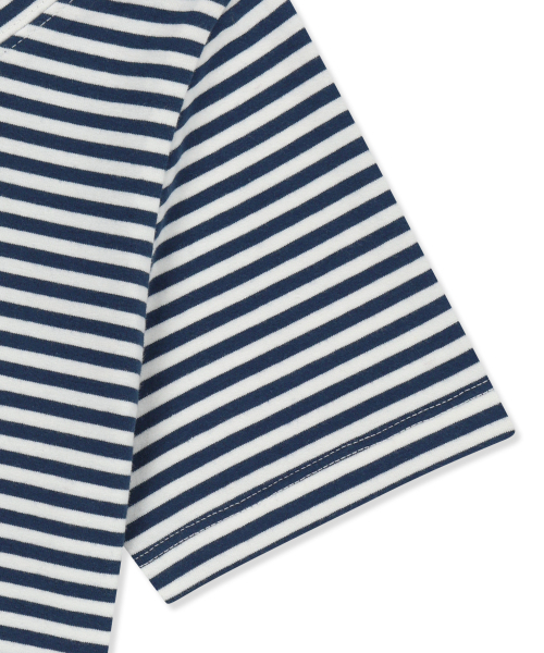 BROWNBREATH(ブラウンブレス)の「W STRIPE ONE SHOULDER TEE - NAVY(Tシャツ/カットソー・レディース・その他・SMALL/MEDIUM)」の5枚目の写真