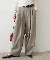 梳毛ライクカーブスラックス