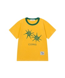 ソルナ 配色 半袖Tシャツ 男女共用 (13カラー)
