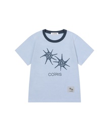 ソルナ 配色 半袖Tシャツ 男女共用 (13カラー)